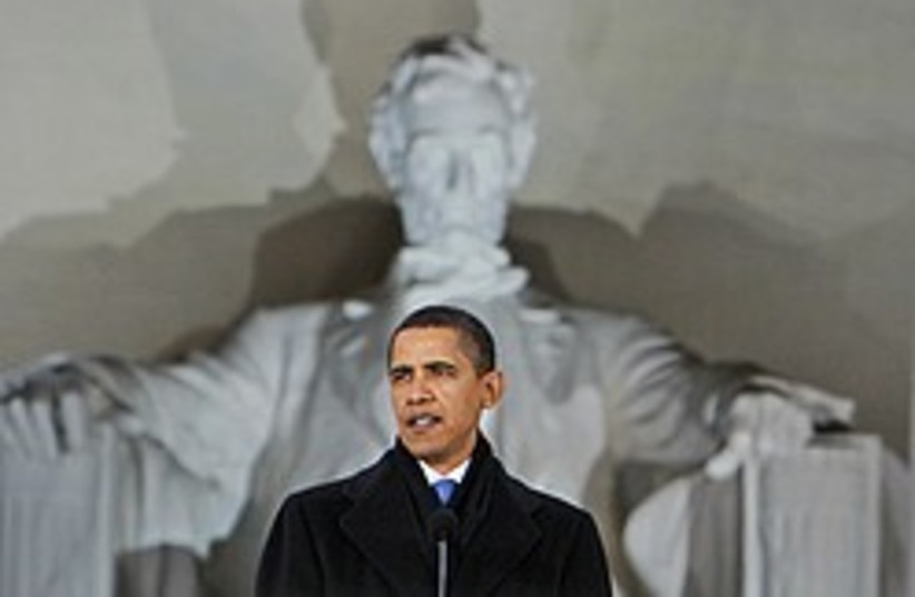 obama lincoln memorial 248 88 ap (photo credit: AP)