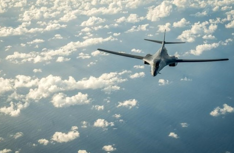 US flies bombers over North Korea (photo credit: REUTERS)