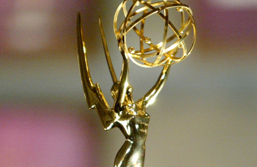 Emmy award statue (photo credit: VINCE BUCCI / GETTY IMAGES NORTH AMERICA / AFP)