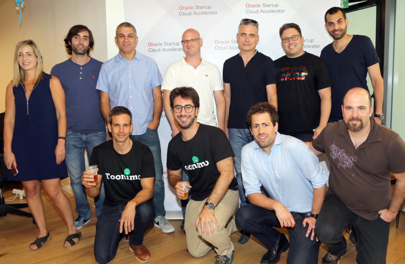 Oracle's five Israeli Startups selected for its Startup Program in Tel Aviv. (photo credit: EZRA LEVY)