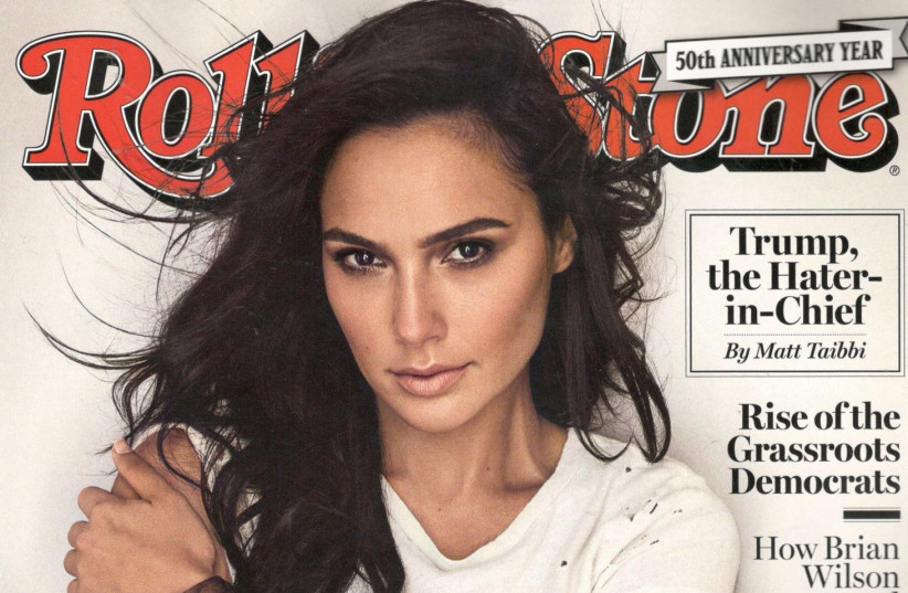 ACTRESS GAL GADOT is on the cover of the September issue of ‘Rolling Stone’ magazine (photo credit: ROLLING STONE)