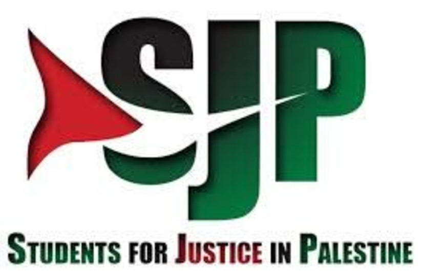 Students for Justice in Palestine logo (photo credit: WIKIMEDIA)