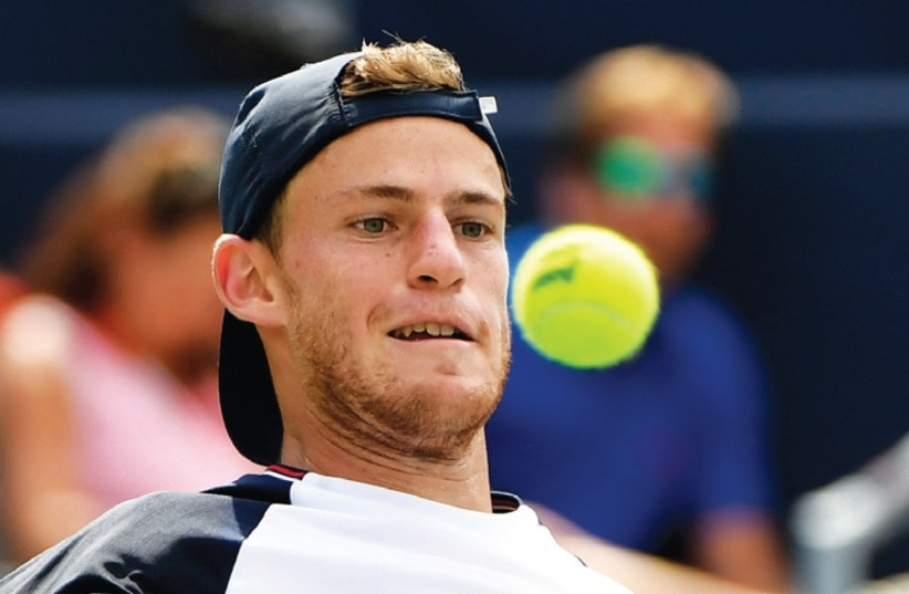DIEGO SCHWARTZMAN, who has risen to No. 28 in the world rankings, is proud of his Jewish heritage. (photo credit: REUTERS)