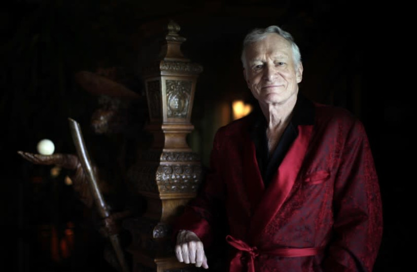 Playboy founder Hugh Hefner died on September 27 at the age of 91.   (photo credit: LUCY NICHOLSON / REUTERS)