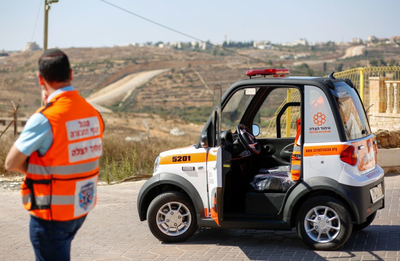 Electric mini ambulance United Hatzalah (photo credit: UNITED HATZALAH‏)