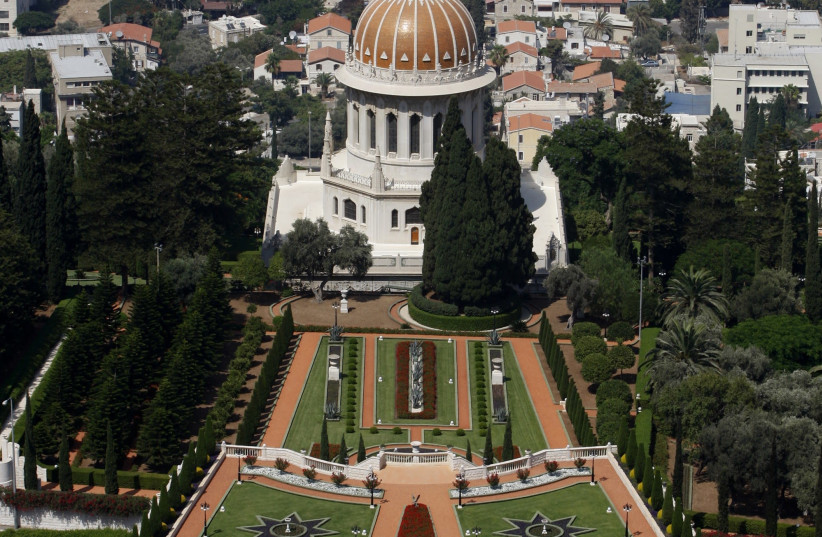 The Bahai gardens, Haifa (photo credit: BAZ RATNER/REUTERS)