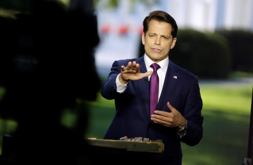 Former White House Communications Director Anthony Scaramucci (photo credit: JOSHUA ROBERTS / REUTERS)