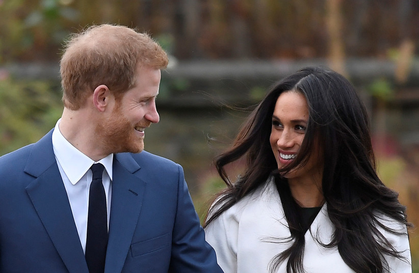 Prince Harry and Meghan Markle (photo credit: REUTERS)
