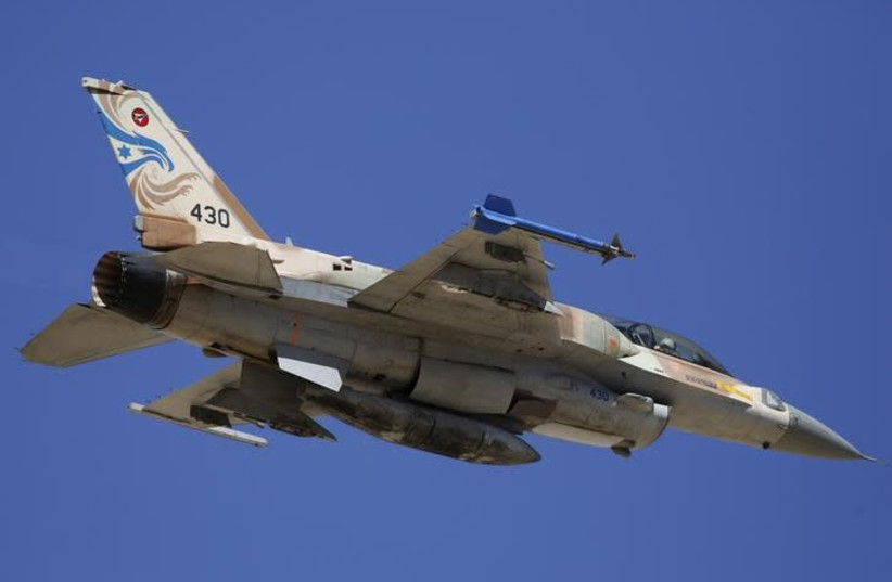 An Israeli F-16 fighter jet (photo credit: REUTERS/AMIR COHEN)