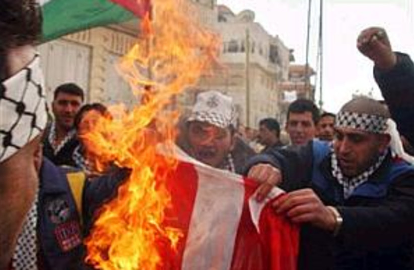 danish flag burns 298 (photo credit: AP [file])