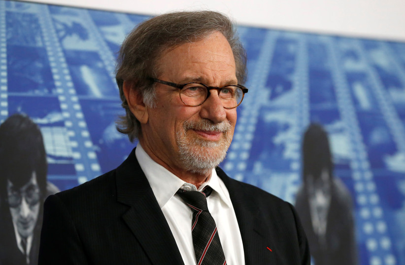 Director Steven Spielberg poses at the premiere of the HBO documentary film 'Spielberg' in Los Angeles, California, US. (photo credit: REUTERS)