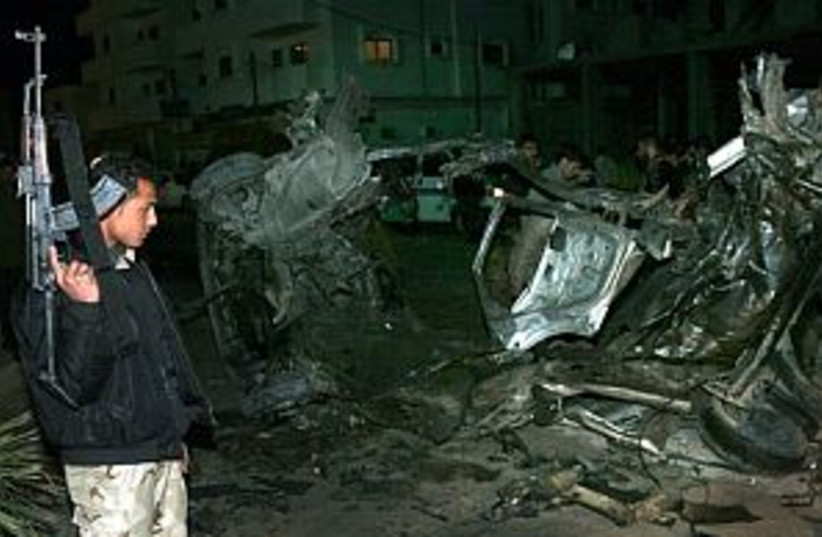 gaza airstrike 298 88 ap (photo credit: AP [file])