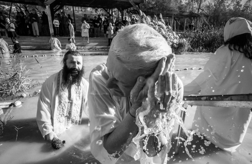 Qasr el Yahud baptism    (credit: LIMOR BAHAR)