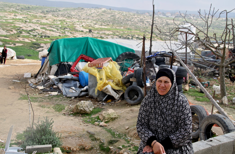 a woman from the West Bank village of Sussiya (photo credit: TOVAH LAZAROFF)