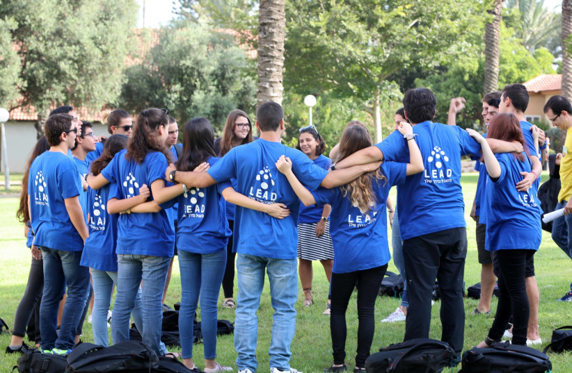 Students participate in LEAD (photo credit: SIVAN FARAJ)