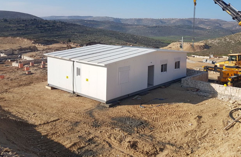 The newly established settlement of Amichai in the West Bank. (Courtesy) (photo credit: Courtesy)