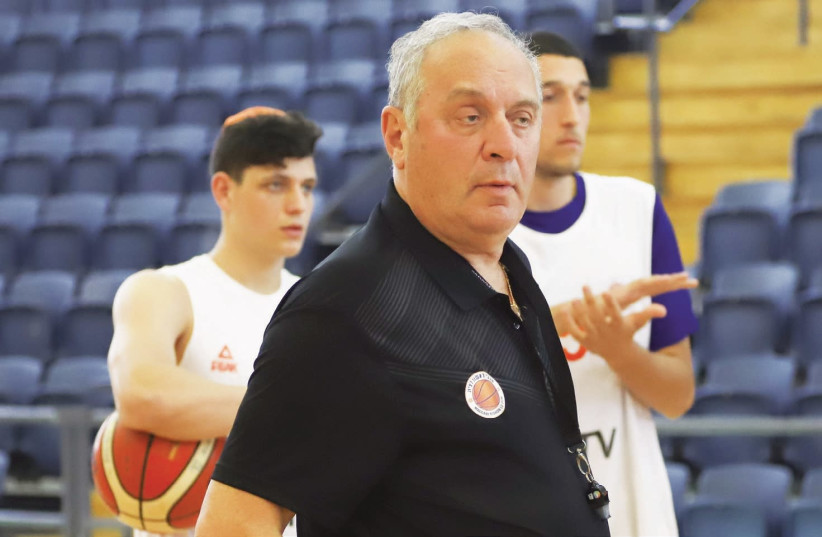 After almost two years away, coach Tzvika Sherf will make his return to the BSL tonight when he guides Maccabi Rishon Lezion in its game against Hapoel Eilat (photo credit: DANNY MARON)