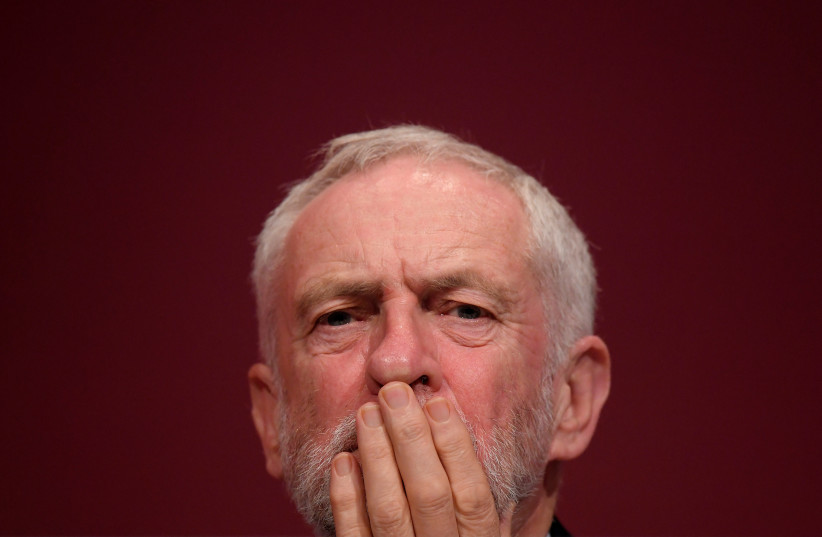 Britain's opposition Labour Party Leader Jeremy Corbyn (photo credit: REUTERS/TOBY MELVILLE)