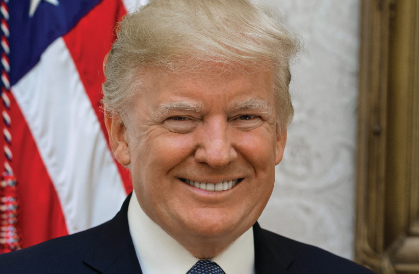 US PRESIDENT Donald Trump (photo credit: Wikimedia Commons)