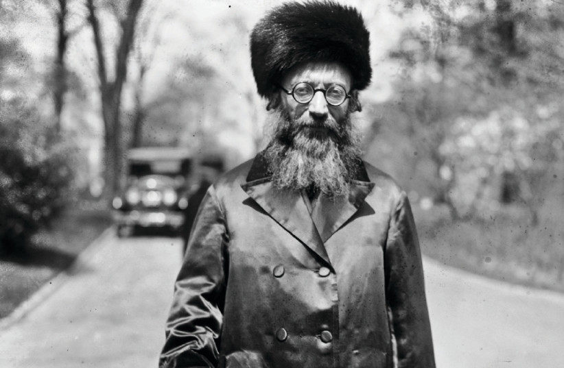 RAV ABRAHAM ISAAC KOOK, seen here in 1924 (credit: US LIBRARY OF CONGRESS)