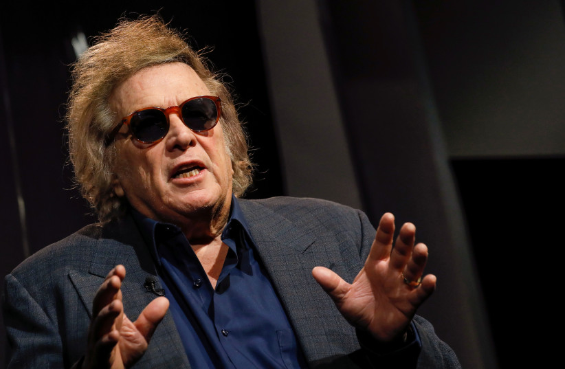 Singer Don McLean speaks during an interview in New York, March 23, 2018 (photo credit: BRENDAN MCDERMID/REUTERS)
