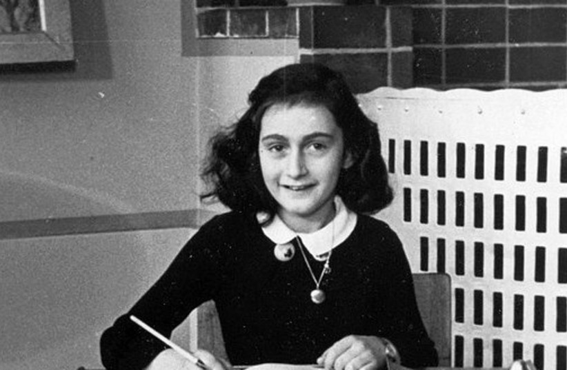 Anne Frank in 1940 (credit: Wikimedia Commons)