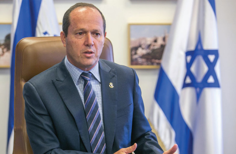 NIR BARKAT: Netanyahu has energy and experience, and for the party and country, the longer he is around is better for us, so I wish him long life as the head of both. (credit: MARC ISRAEL SELLEM)