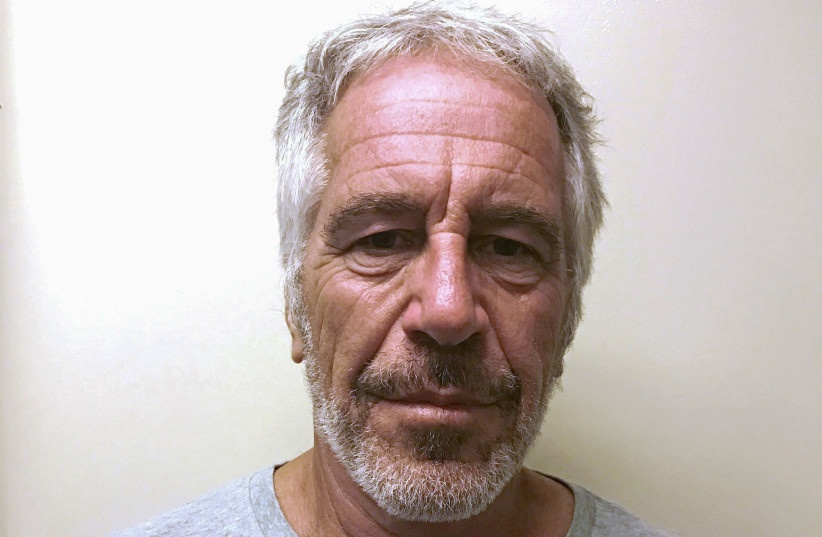 Jeffrey Epstein appears in a photo taken for the NY Division of Criminal Justice Services' sex offender registry (credit: REUTERS)