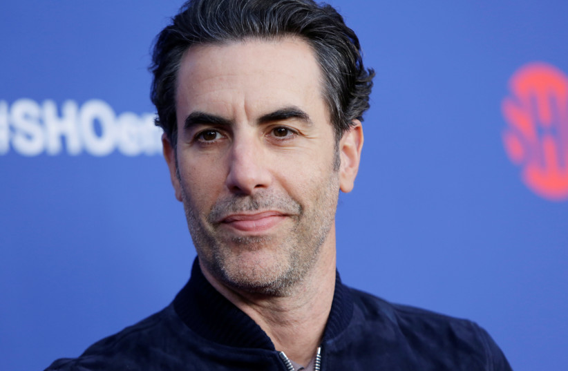 Sacha Baron Cohen arrives at the premiere of red carpet event for the screening for the Showtime Series "Who Is America", moderated by Sarah Silverman in Los Angeles, California, U.S., May 15, 2019 (photo credit: REUTERS/MONICA ALMEIDA)