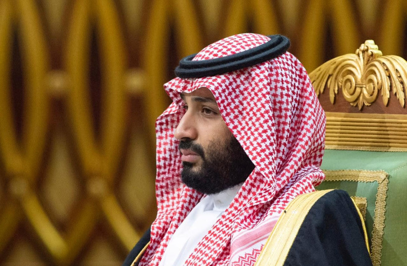 Saudi Arabia's Crown Prince Mohammed bin Salman attends the Gulf Cooperation Council's (GCC) 40th Summit in Riyadh, Saudi Arabia December 10, 2019 (credit: BANDAR ALGALOUD / SAUDI ROYAL COURT / REUTERS)