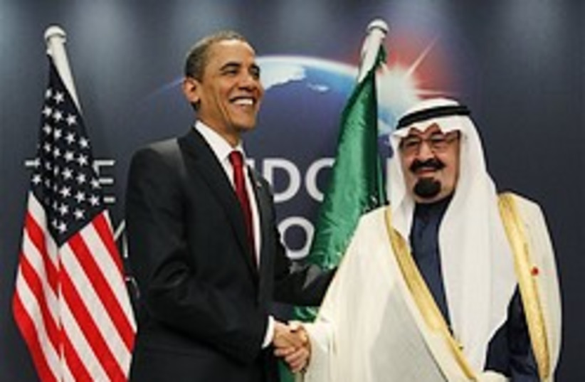 obama king abdullah saudi best buds (photo credit: )