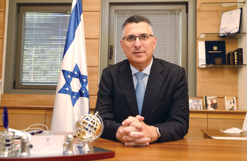 GIDEON SAAR in his Knesset office this week: Leadership is based on advancing your ideology, and the public respects that. (photo credit: MARC ISRAEL SELLEM/THE JERUSALEM POST)