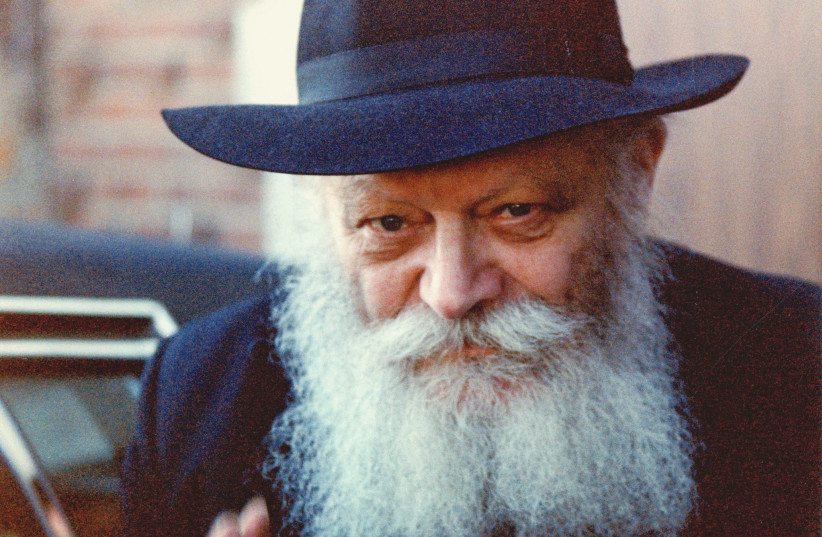 MENACHEM MENDEL SCHNEERSON, the beloved Lubavitcher Rebbe. (photo credit: ZEV MARKOWITZ/CHAIARTGALLERY.COM)