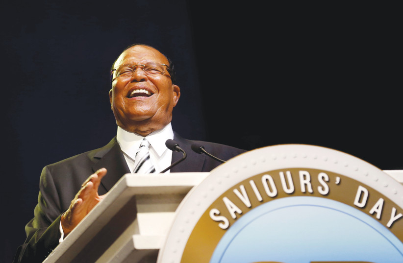 MANY OF these Jew-hating canards can be traced back to the man once known as Louis X, today more well renowned and recognized as the Reverend Louis Farrakhan Sr.  (credit: REBECCA COOK / REUTERS)