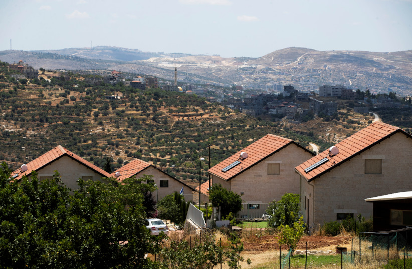 The Higher Planning Council is set to advance West Bank settler housing projects Sunday, including in Itamar. Picture taken June 15, 2020. (credit: RONEN ZVULUN/REUTERS)