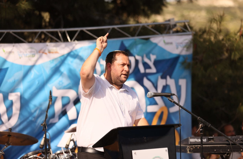 Samaria Regional Council head Yossi Dagan at Sa-Nur, April 15, 2021.  (credit: ELICHAI MENACHEM)