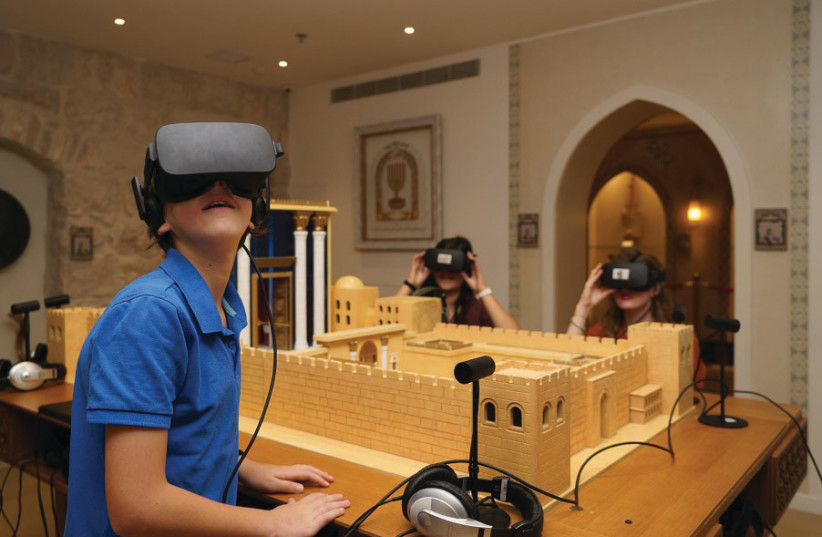 THE HEBREW Music Museum offers visitors VR options to learn of the music once played in the Temple. (credit: ITAY NADAV)
