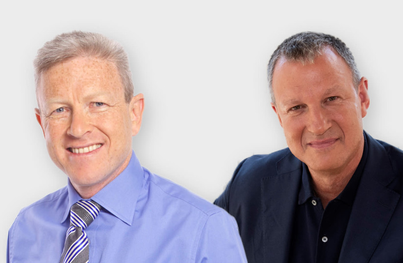 (L-R) ThetaRay CEO Mark Gazit and Erel Margalit, JVP founder and Chairman