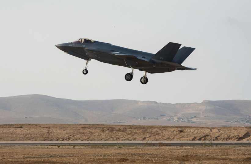 AN ISRAELI Air Force F-35 takes off on a training mission in southern Israel.  (credit: IDF)