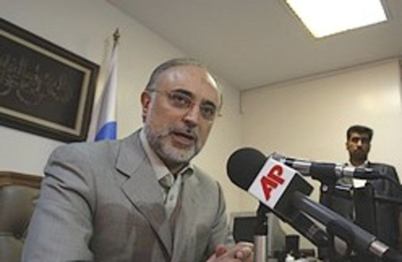 salehi talks to the press 248 88 (photo credit: )
