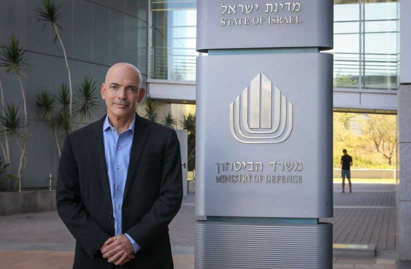  MAFAT head Dr. Danny Gold at the Ministry of Defense building in Tel Aviv (photo credit: MARC ISRAEL SELLEM/THE JERUSALEM POST)
