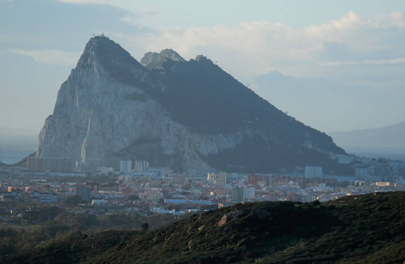  The Rock of the British overseas territory of Gibraltar is seen from the Spanish side of the border near La Linea de la Concepcion (credit: JON NAZCA/ REUTERS)