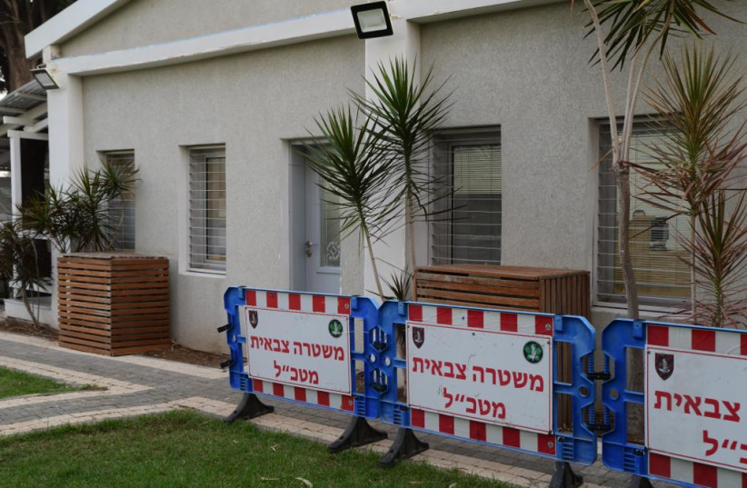 The IDF military court in the Kirya military headquarters (photo credit: AVSHALOM SASSONI/MAARIV)