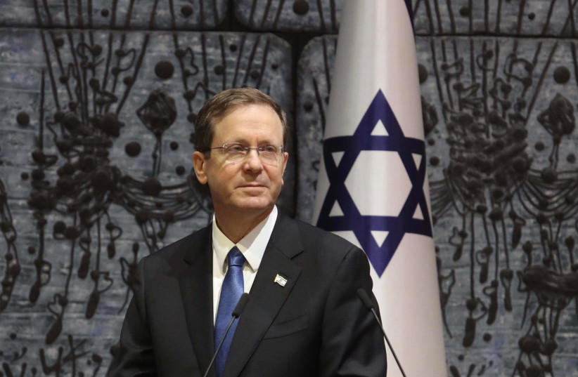 President Isaac Herzog.