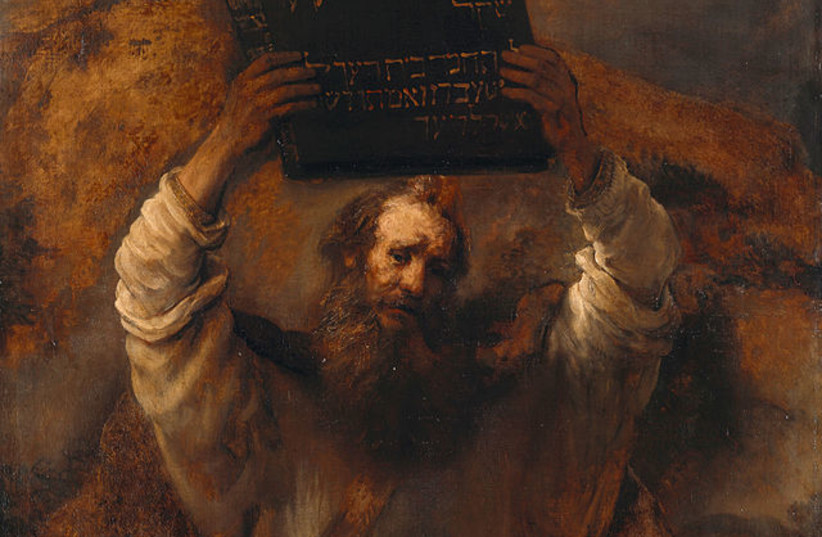  Moses with the Ten Commandments by Rembrandt Harmenszoon van Rijn (credit: Wikimedia Commons)