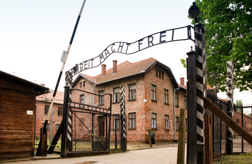  The entrance of Auschwitz-Birkenau (credit: WIKIPEDIA)