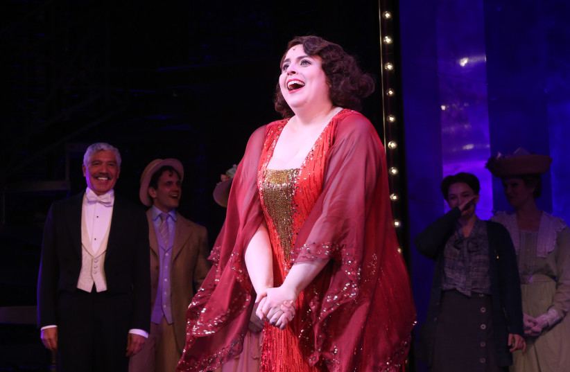  Beanie Feldstein as "Fanny Brice" during the opening night curtain call for the musical "Funny Girl" on Broadway at The August Wilson Theatre in New York City, April 24, 2022. (photo credit: Bruce Glikas/WireImage/JTA)