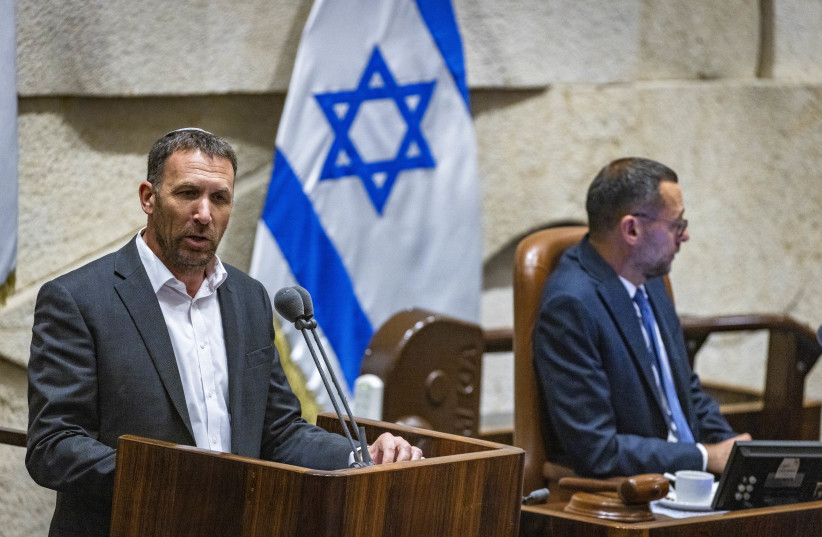 Deputy Religious Services Minister Matan Kahana during a plenum session in the assembly hall of the Israeli parliament on May 16, 2022. (credit: OLIVIER FITOUSSI/FLASH90)