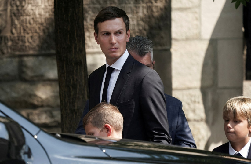  Jared Kushner attends the funeral for Ivana Trump, socialite and first wife of former US President Donald Trump, in New York City, US, July 20, 2022. (credit: REUTERS/JEENAH MOON)