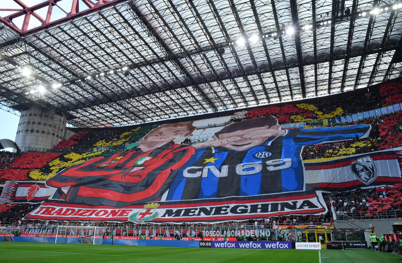  Soccer Football - Serie A - AC Milan v Inter Milan - San Siro, Milan, Italy - September 3, 2022 General view inside the stadium before the match. (credit: DANIELE MASCOLO / REUTERS)